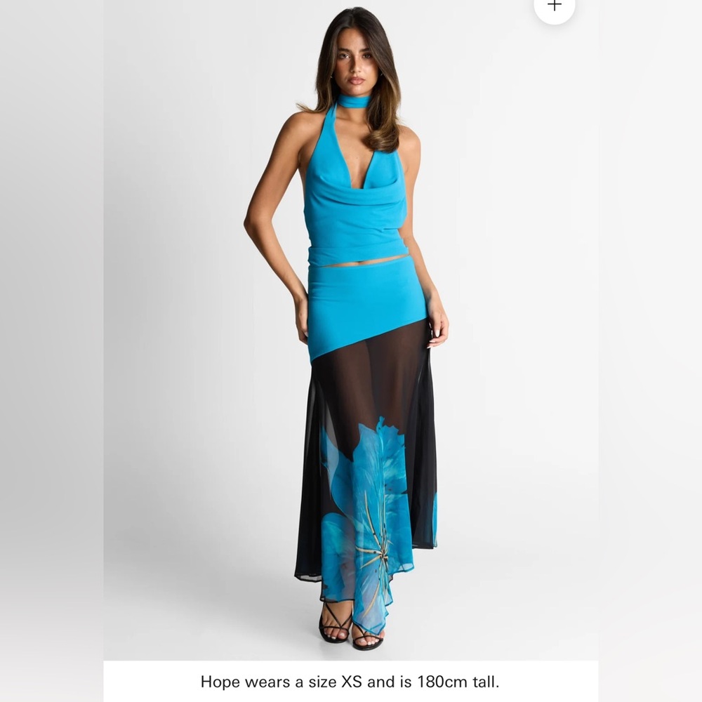 Sasha Therese Marina Top & Raya maxi skirt